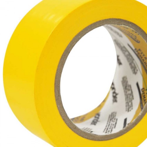 Fita adesiva para demarcao 48 mm x 30 m amarela