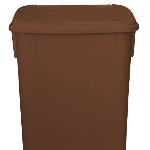 Cesto coletor de lixo com pedal 100L com rodas - CP11MR