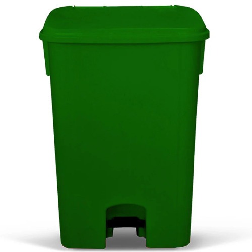 Cesto coletor de lixo com pedal 100 litros com rodas - CP11VD