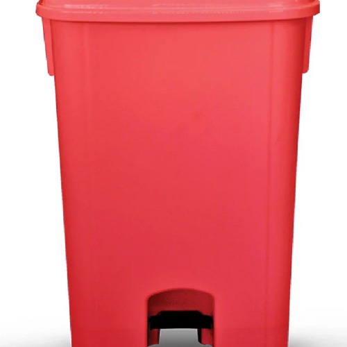 Cesto coletor de lixo com pedal 100L com rodas - CP11VM