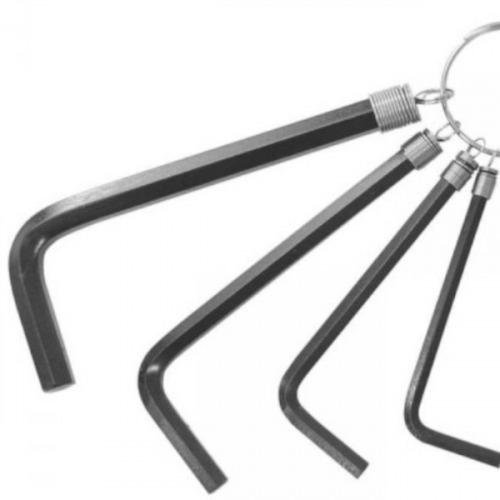 Jogo de chave allen com argola 1,5 a 8 mm com 8 pe�as