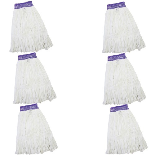 Refil mop �mido com loop e cinta 6 pe�as - MVRL40BR