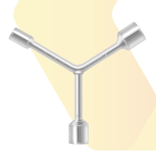 Chave 3 pontas soquetes ninja 12 x 14 x 17mm - BOM-1225