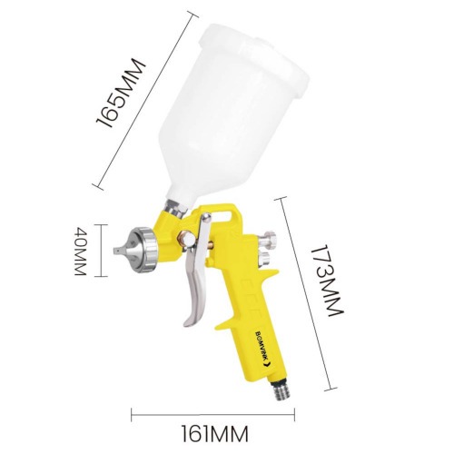 Pistola de pintura tipo gravidade com bico 1,5 mm - BOM-8002