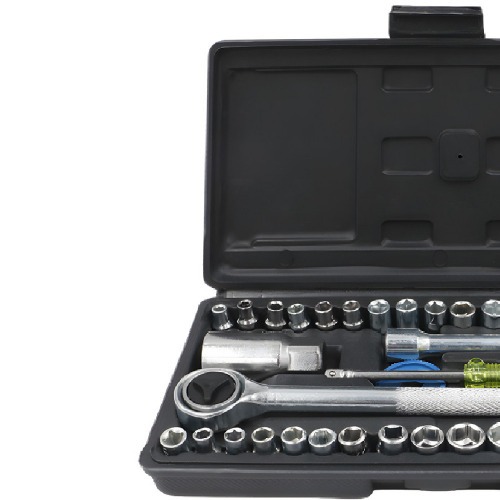 Jogo de soquete sextavado encaixe 1/4 e 3/8