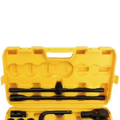 Jogo de soquete sextavado 21 a 55 mm encaixe 3/4 Jogo de soquete sextavado 21 a 55 mm encaixe 3/4