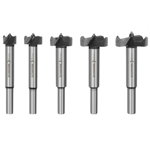 Jogo de broca forstner para madeira 15 a 35 mm com 5 peas - BOM-5029