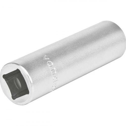 Soquete estriado longo 16 mm encaixe 1/2 Soquete estriado longo 16 mm encaixe 1/2