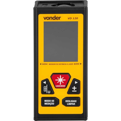 Trena a laser com leitura até 120 metros - VD 120 Trena a laser com leitura até 120 metros - VD 120