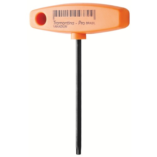 Chave hexalobular T20 x 100 mm cabo T aço cromo vanádio Chave hexalobular T20 x 100 mm cabo T aço cromo vanádio