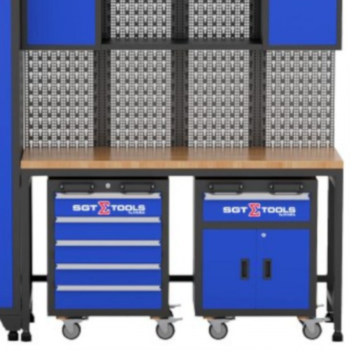 Armário modular para oficina azul - 1205100651 Armário modular para oficina azul - 1205100651