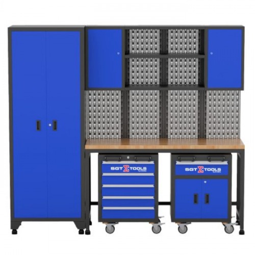Armário modular para oficina azul - 1205100651 Armário modular para oficina azul - 1205100651
