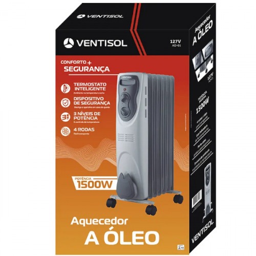 Aquecedor de ambientes 1.500 watts a �leo - AO-01  110V