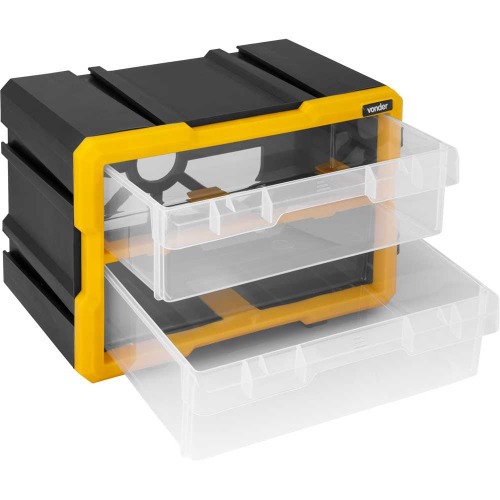 Organizador plstico com 2 compartimentos - OPV 002