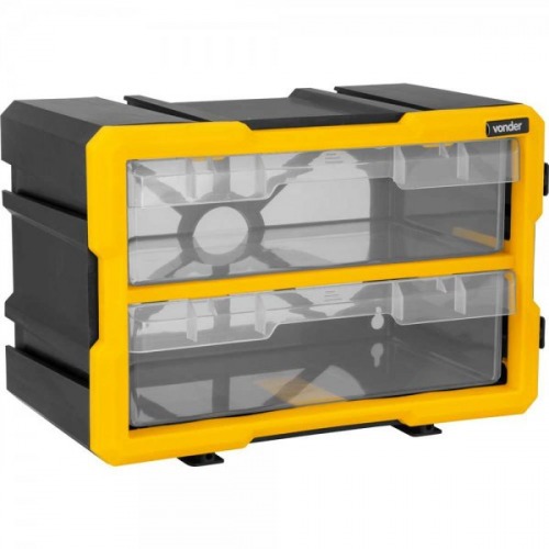 Organizador plstico com 2 compartimentos - OPV 002