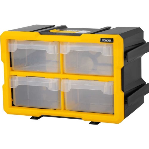 Organizador pl�stico com 4 compartimentos - OPV 004