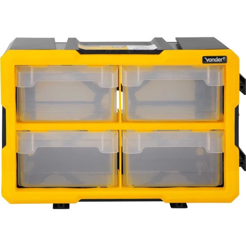Organizador pl�stico com 4 compartimentos - OPV 004