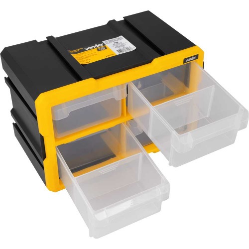 Organizador pl�stico com 4 compartimentos - OPV 004