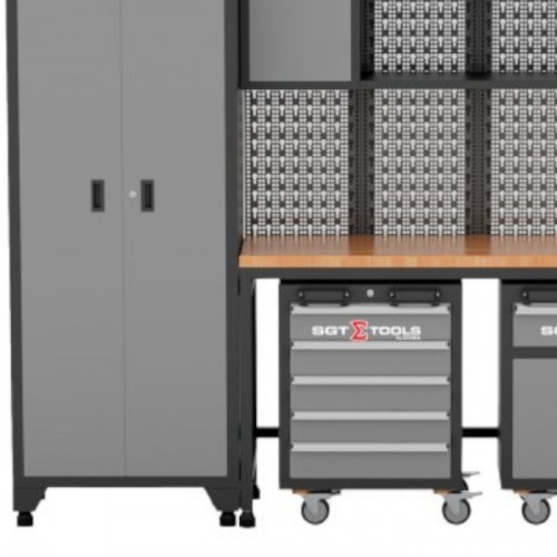 Armário modular para oficina cinza - 1205100653 Armário modular para oficina cinza - 1205100653