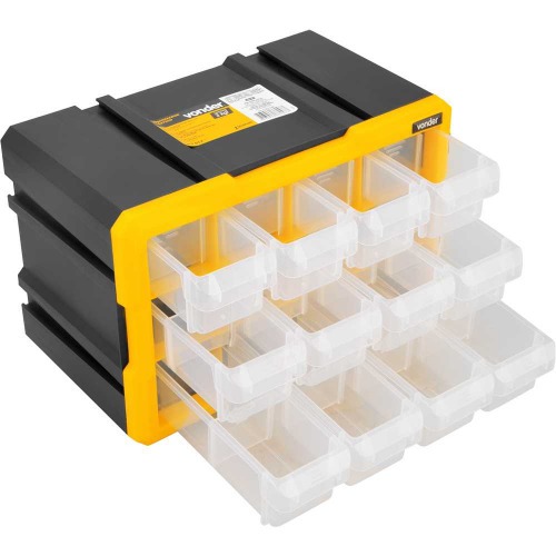 Organizador pl�stico com 12 compartimentos - OPV 012