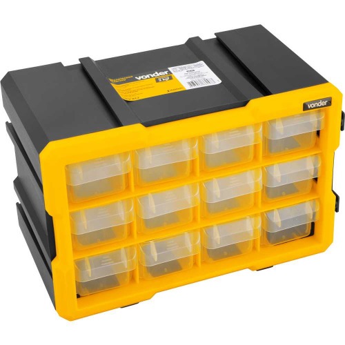 Organizador pl�stico com 12 compartimentos - OPV 012