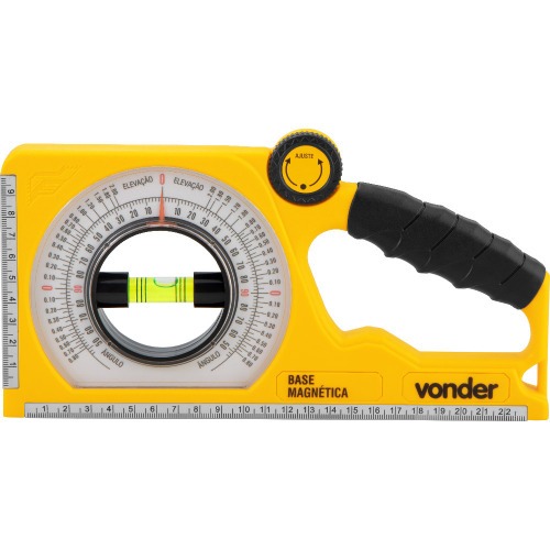 Medidor de ngulos 0 a 90 com base magntica