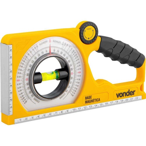 Medidor de ngulos 0 a 90 com base magntica
