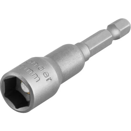 Soquete magnético sextavado 65 x 11 mm encaixe 1/4