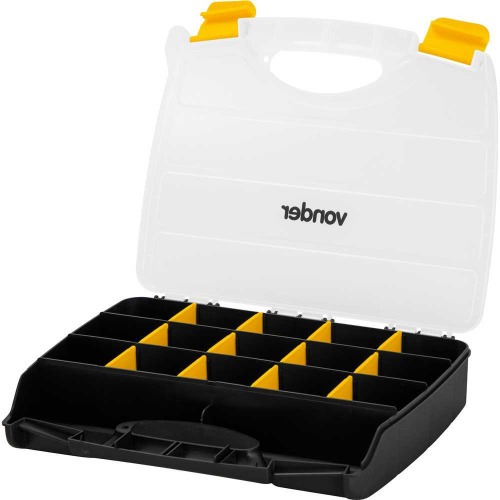 Organizador pl�stico com 17 compartimentos - OPV 170