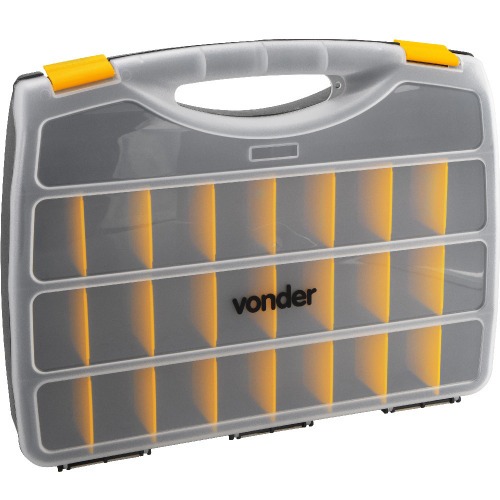 Organizador plástico com 26 compartimentos - OPV 260 Organizador plástico com 26 compartimentos - OPV 260