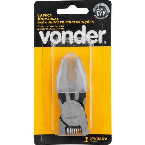 Cabe�a universal em a�o cromo van�dio para alicate multifun��es