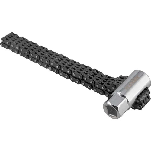 Saca filtro de leo com corrente dupla ajustvel at 143 mm