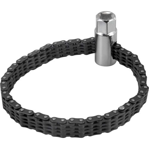 Saca filtro de leo com corrente dupla ajustvel at 143 mm