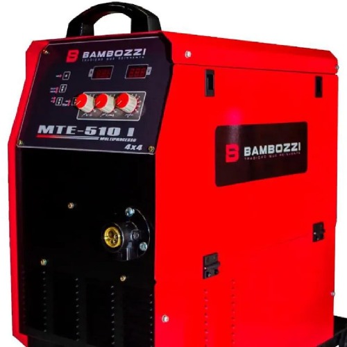 Inversora de solda multiprocesso 500A para Mig e eletrodo Trifásica 220/380/440V - MTE 510I Inversora de solda multiprocesso 500A para Mig e eletrodo Trifásica 220/380/440V - MTE 510I