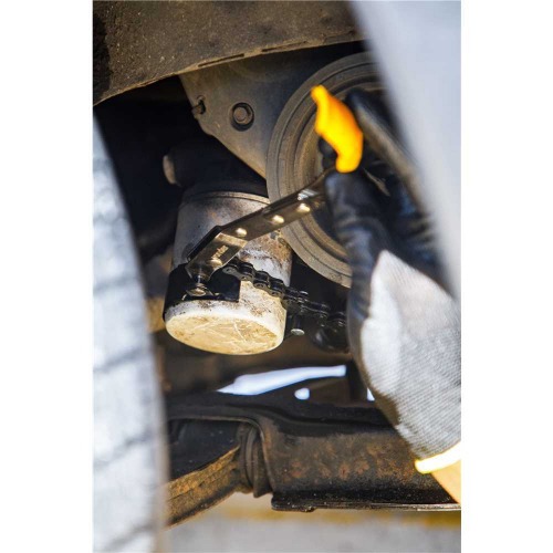 Saca filtro de óleo com cinta e corrente de 70 a 114 mm Saca filtro de óleo com cinta e corrente de 70 a 114 mm