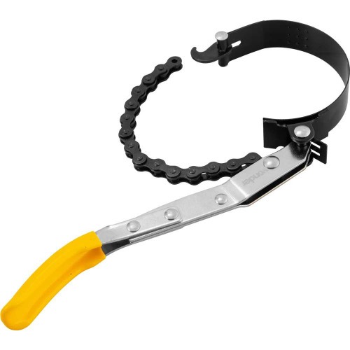 Saca filtro de óleo com cinta e corrente de 70 a 114 mm Saca filtro de óleo com cinta e corrente de 70 a 114 mm