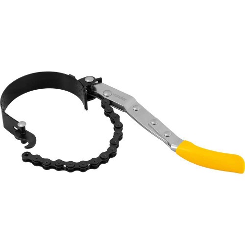 Saca filtro de óleo com cinta e corrente de 70 a 114 mm Saca filtro de óleo com cinta e corrente de 70 a 114 mm