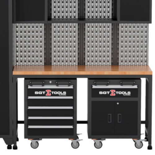 Arm�rio modular para oficina preto - 1205100652