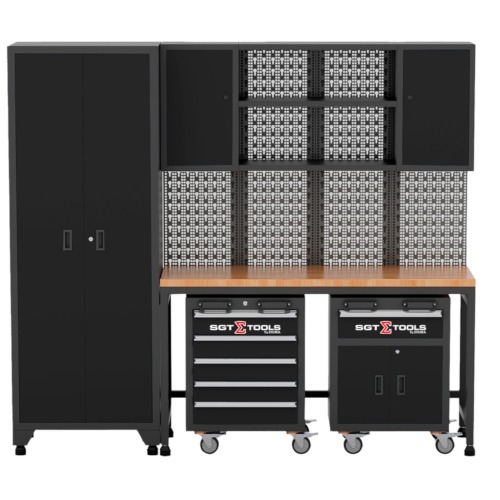 Arm�rio modular para oficina preto - 1205100652