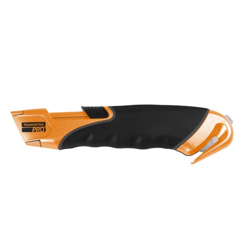 Estilete de seguran�a retr�til com ponta bico de pato