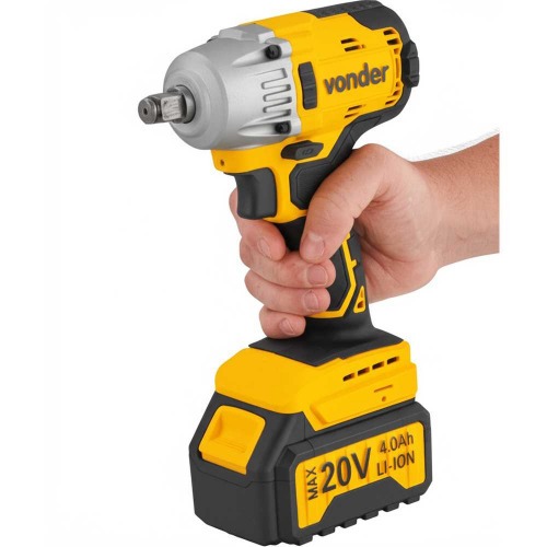 Chave de impacto a bateria 20V encaixe de 1/2 Chave de impacto a bateria 20V encaixe de 1/2