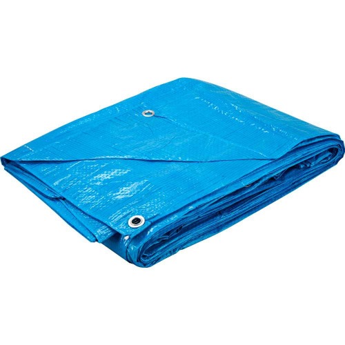 Lona de polietileno 8 x 7 m 100 micra azul Lona de polietileno 8 x 7 m 100 micra azul
