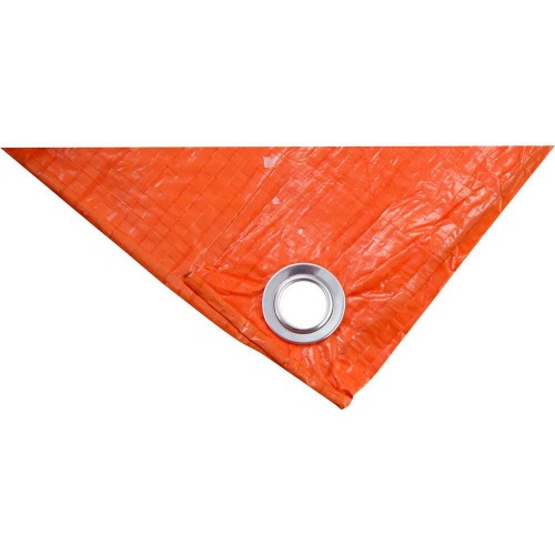 Lona de polietileno 8 x 5 m 100 micra laranja