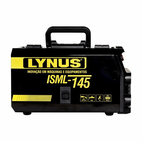 Inversora de solda Multiprocesso 120A para Mig sem gás Eletrodo e Tig - ISML-145 110V/220V Inversora de solda Multiprocesso 120A para Mig sem gás Eletrodo e Tig - ISML-145 110V/220V