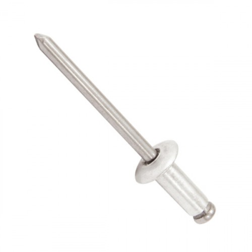 Rebite de repuxo em alumnio 4,0 x 12 mm com 100 peas