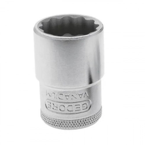 Soquete estriado 24 mm encaixe 1/2 Soquete estriado 24 mm encaixe 1/2