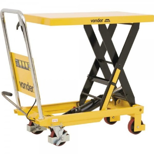 Mesa hidráulica pantográfica capacidade 500 Kg com roda de PU - MPP 500 Mesa hidráulica pantográfica capacidade 500 Kg com roda de PU - MPP 500