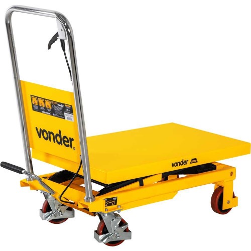 Mesa hidrulica pantogrfica capacidade 300 kg com roda de PU - MPP 300