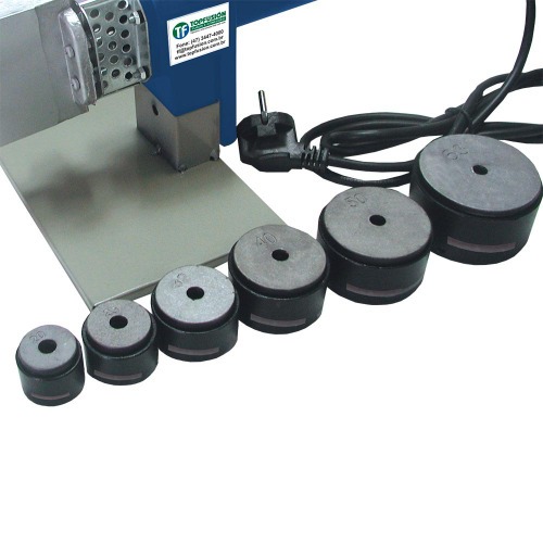 Termofusora para tubos PPR 800W 20 a 63 mm com 6 bocais - TRM20633 220V Termofusora para tubos PPR 800W 20 a 63 mm com 6 bocais - TRM20633 220V