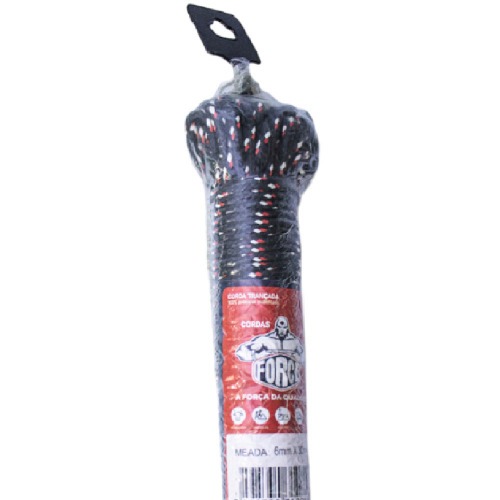 Corda multifilamento trançada 6 mm x 20 m cores sortidas - 247 Corda multifilamento trançada 6 mm x 20 m cores sortidas - 247